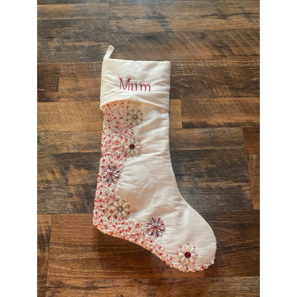 Frontgate Sparkling‎ Christmas stocking